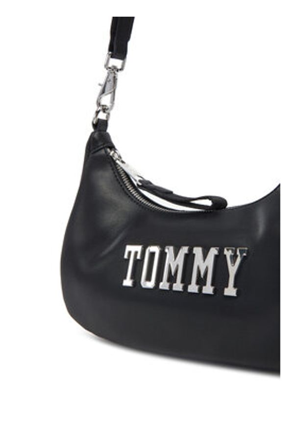 Tommy Jeans Torebka Tjw Everywhere Shoulder Bag AW0AW17364 Czarny. Kolor: czarny. Materiał: skórzane