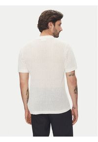 Lindbergh Polo 30-804126 Écru Relaxed Fit. Typ kołnierza: polo. Materiał: bawełna #5