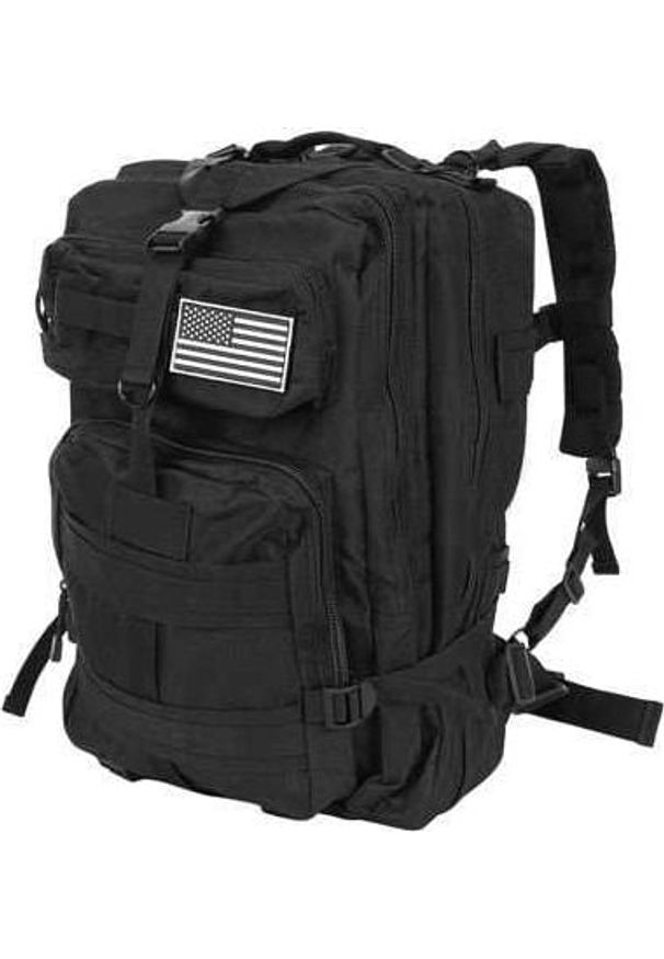 Plecak turystyczny Iso Trade Survival XL 38 l Czarny. Kolor: czarny