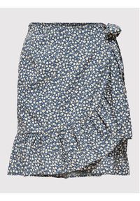 only - ONLY Spódnica mini Olivia 15219146 Granatowy Regular Fit. Kolor: niebieski. Materiał: syntetyk #5