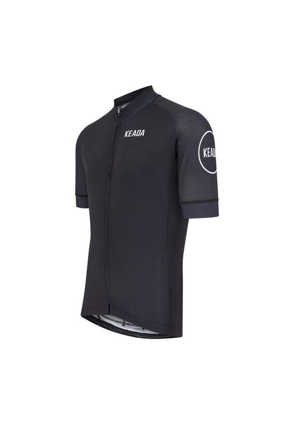 KEADA SPORTS - Damska koszulka kolarska z krótkim rękawem – Czarna. Kolor: czarny. Długość rękawa: krótki rękaw. Długość: krótkie. Sport: kolarstwo
