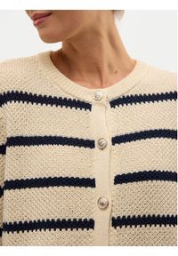 Vero Moda Kardigan Amazing 10319138 Beżowy Regular Fit. Kolor: beżowy. Materiał: syntetyk
