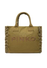 Pinko - Torba PINKO. Kolor: zielony