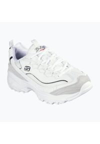 skechers - Buty damskie SKECHERS D'Lites New Heat. Kolor: biały. Model: Skechers Sport. Sport: bieganie