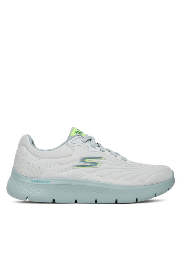 skechers - Skechers Sneakersy Go Walk Flex-Brendon 216687/WGY Biały. Kolor: biały. Materiał: materiał