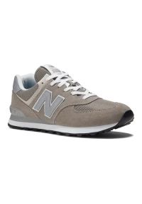 New Balance ML574EVG Sneakersy męskie. Okazja: do pracy, na co dzień, na spacer. Kolor: szary. Model: New Balance 574. Sport: turystyka piesza #2