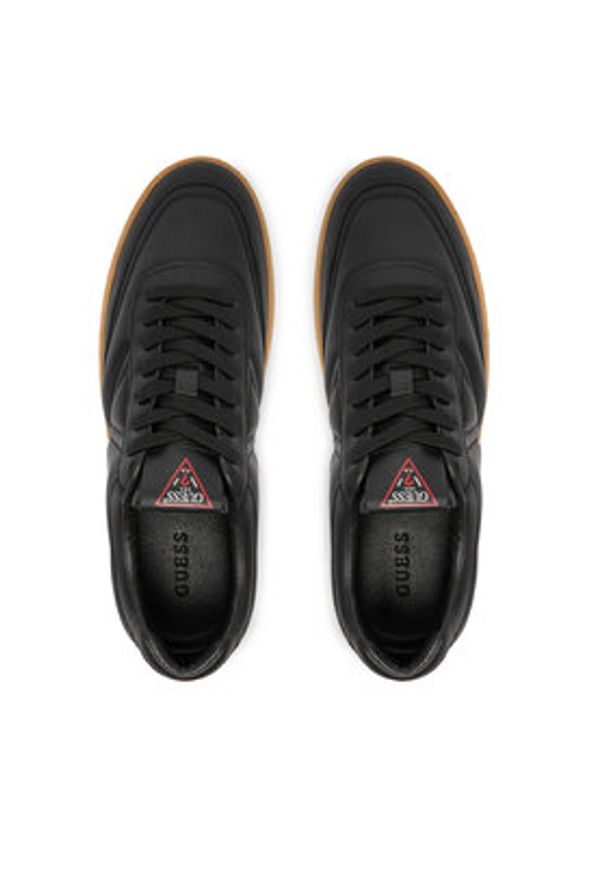 Guess Sneakersy FMPWIM LEA12 Czarny. Kolor: czarny. Materiał: skóra, syntetyk