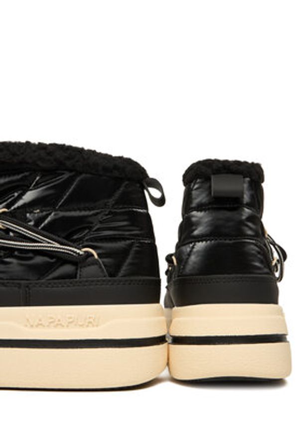 Napapijri Śniegowce NP0A892U Czarny. Kolor: czarny. Materiał: materiał