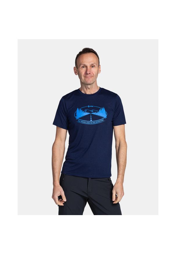 Męska koszulka techniczna Kilpi GAROVE-M. Kolor: niebieski. Sport: turystyka piesza