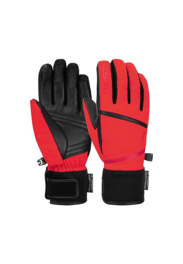 Reusch Tessa STORMBLOXX™. Kolor: czerwony. Sezon: zima. Sport: narciarstwo