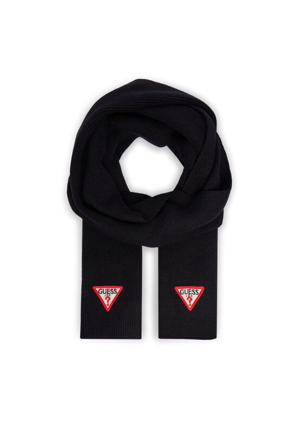 Guess Szalik AW5235 VIS03 Czarny. Kolor: czarny. Materiał: materiał