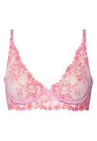 Hunkemöller Biustonosz z fiszbiną Lillia 204597 Fioletowy. Kolor: fioletowy. Materiał: syntetyk