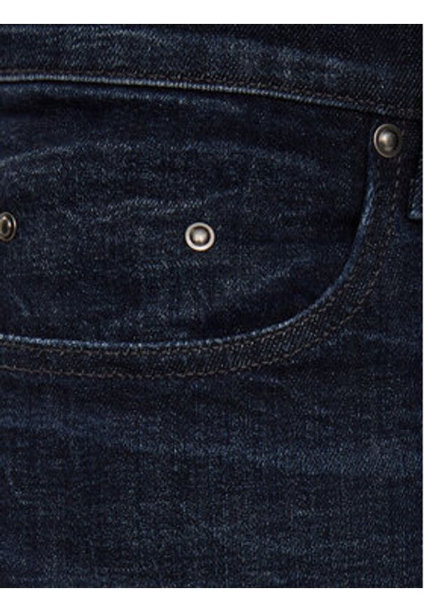 G-Star RAW - G-Star Raw Jeansy Revend FWD D20071-C051 Granatowy Skinny Fit. Kolor: niebieski
