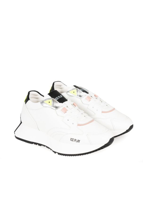 Ice Play Sneakersy | DOLPH002W3L1 | Kobieta | Czarny, Biały. Nosek buta: okrągły. Kolor: wielokolorowy, czarny, biały. Materiał: tkanina