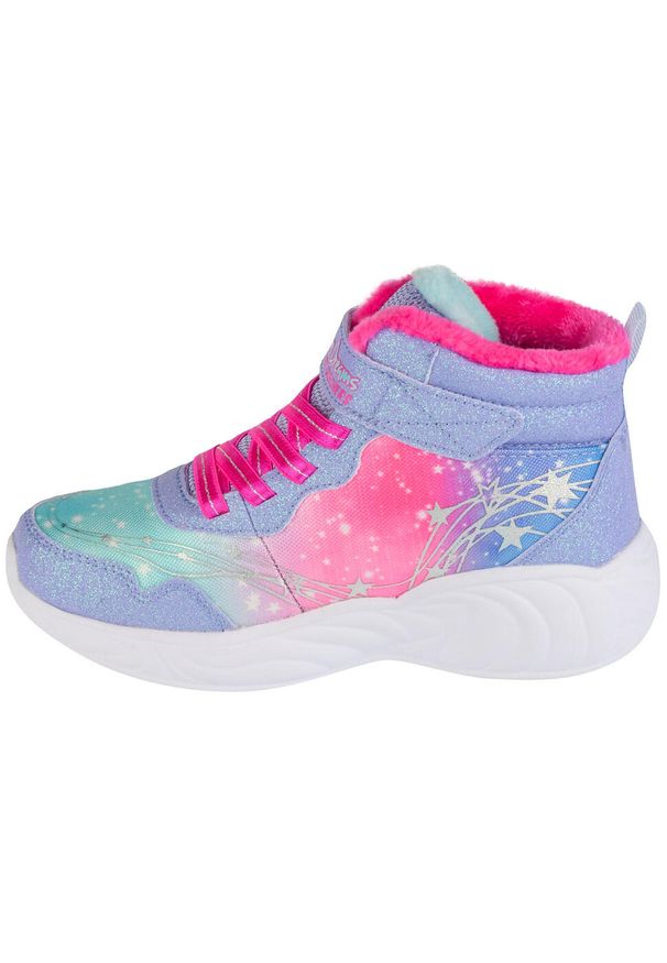 skechers - Buty zimowe dziewczęce, Unicorn Dreams - Magical Cove. Kolor: fioletowy. Materiał: syntetyk, materiał. Sezon: zima. Styl: sportowy