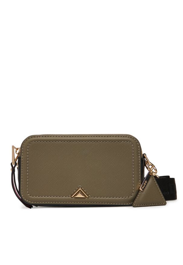 Aldo Torebka Dwuma 14076972 Khaki. Kolor: brązowy. Materiał: skórzane