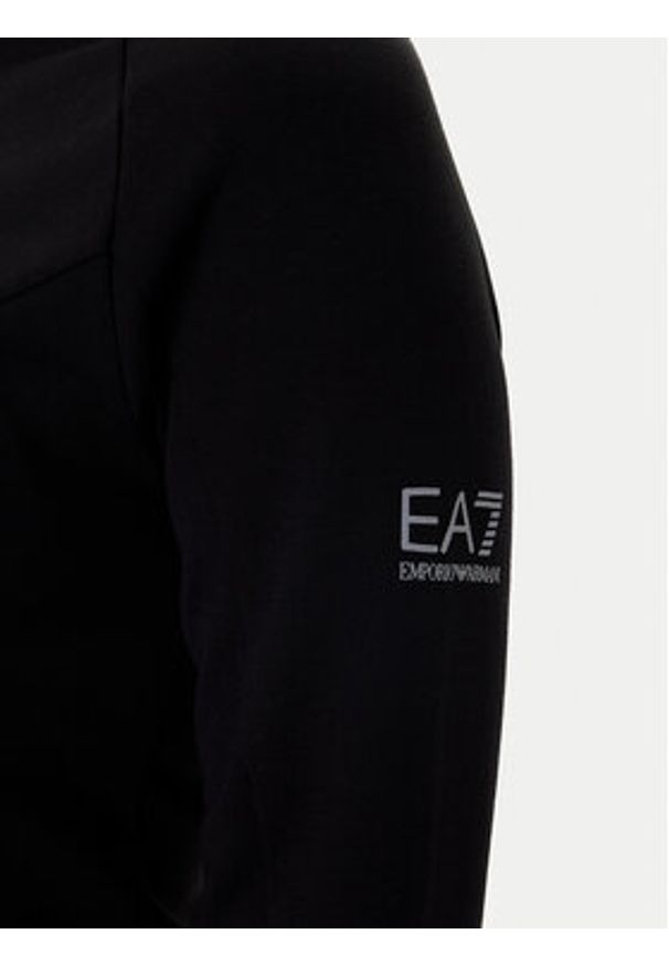 EA7 Emporio Armani Bluza 7W001150 AF12501 UC001 Czarny Slim Fit. Kolor: czarny. Materiał: syntetyk