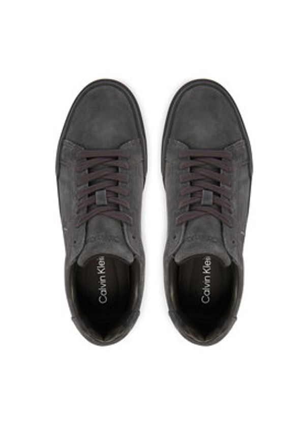 Calvin Klein Sneakersy Chunky Cupsole Lace Up Su Ml YW0YW01949 Szary. Kolor: szary. Materiał: zamsz, skóra