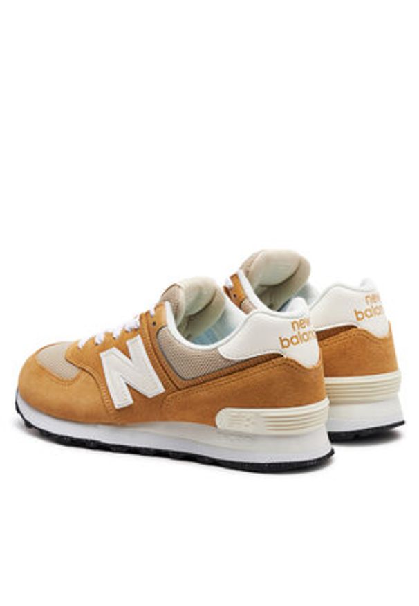 New Balance Sneakersy U574PBE Żółty. Kolor: żółty. Materiał: materiał. Model: New Balance 574