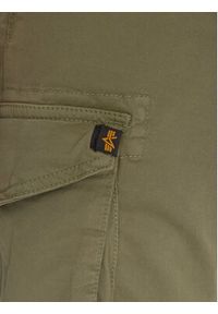 Alpha Industries Joggery Twill 116202 Zielony Regular Fit. Kolor: zielony. Materiał: bawełna