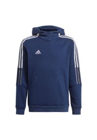 Adidas - Bluza dla dzieci adidas Tiro 21 Sweat Hoody. Kolor: niebieski #1