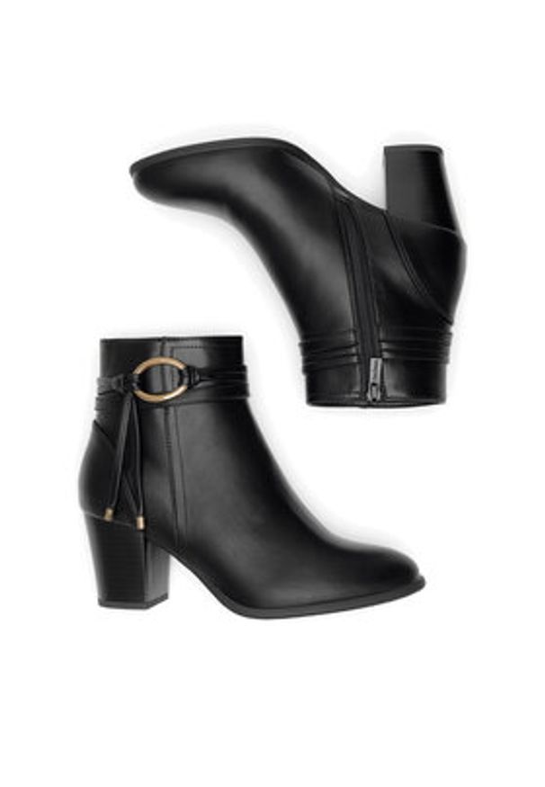 Clara Barson Botki WYL1890-42 Czarny. Kolor: czarny. Materiał: skóra