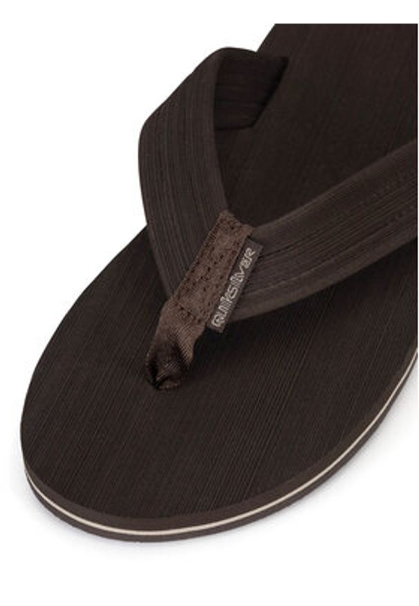 Quiksilver Japonki MOLOKAI LAYBACK TEXTURED AQYL101266 CVJ1 Brązowy. Kolor: brązowy. Materiał: syntetyk