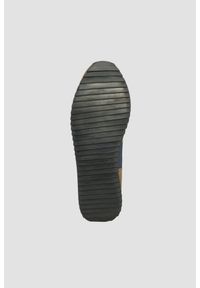 Aeronautica Militare - AERONAUTICA MILITARE Granatowo-brązowe sneakersy męskie, Rozmiar 43. Okazja: na co dzień. Kolor: niebieski #6