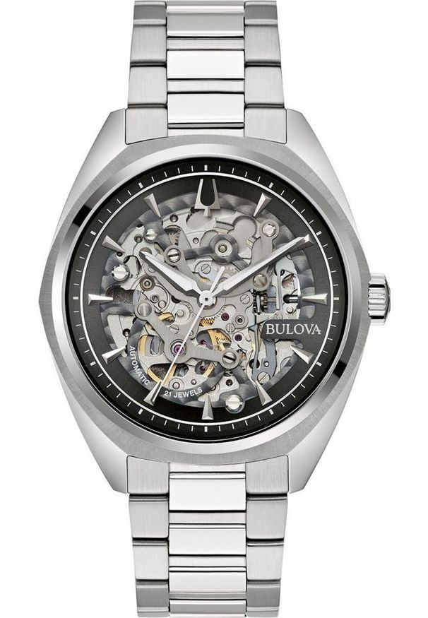Zegarek Bulova Zegarek męski Bulova 96A293 srebrny. Kolor: srebrny