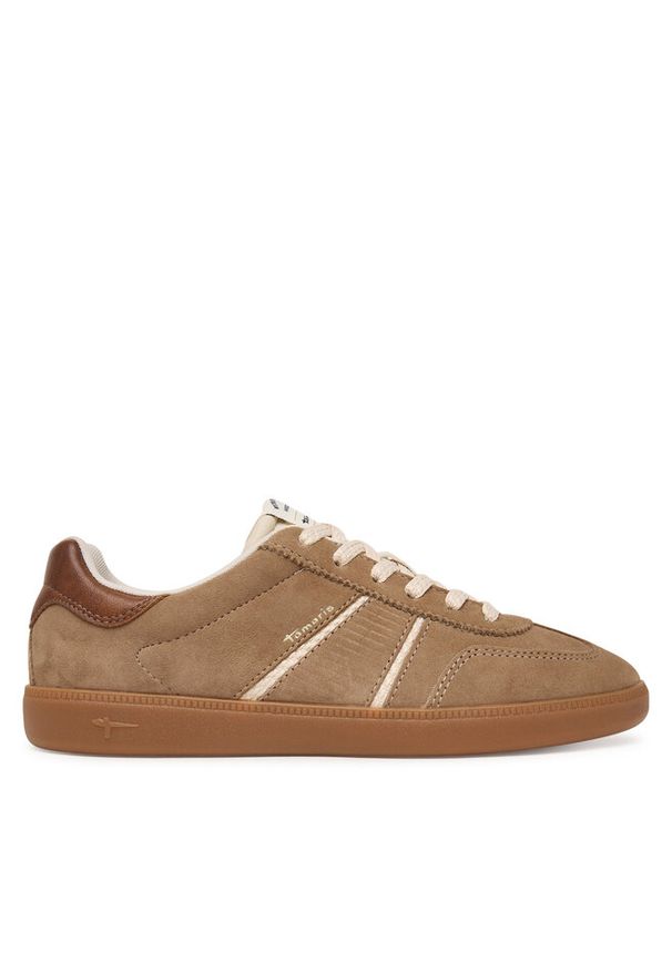 Sneakersy Tamaris. Kolor: beżowy
