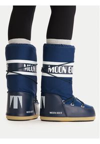 Moon Boot Śniegowce 80D1400440 D Niebieski. Kolor: niebieski. Materiał: skóra #4