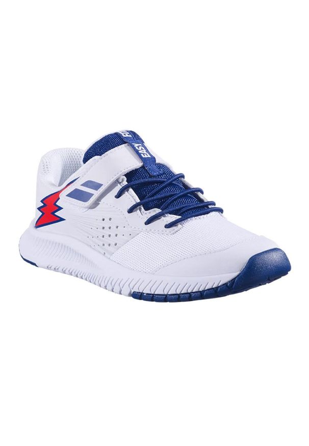 Buty do tenisa dziecięce Babolat Pulsion All Court Kid. Kolor: biały, czerwony, wielokolorowy, niebieski. Sport: tenis