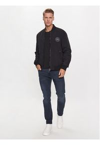 BOSS - Boss Kurtka bomber Coperto 50499031 Czarny Regular Fit. Kolor: czarny. Materiał: syntetyk