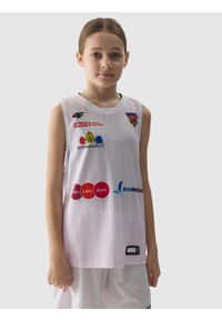 4f - 4F Tank top replika domowy z sezonu 2023/24 dziecięcy 4F x KS Basket 25 Bydgoszcz - multikolor 122/128 (6-8 lat). Kolor: wielokolorowy. Materiał: dzianina. Sezon: lato #1