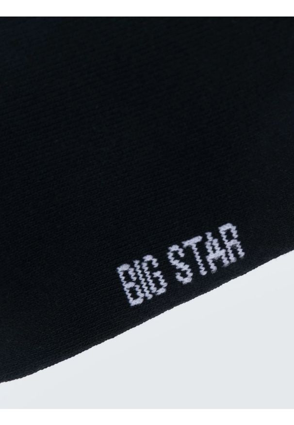 Big-Star - Skarpety długie czarne Ribs 906. Kolor: czarny