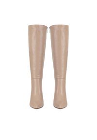 Jenny Fairy Kozaki HY316-5 Beżowy. Kolor: beżowy. Materiał: skóra #6