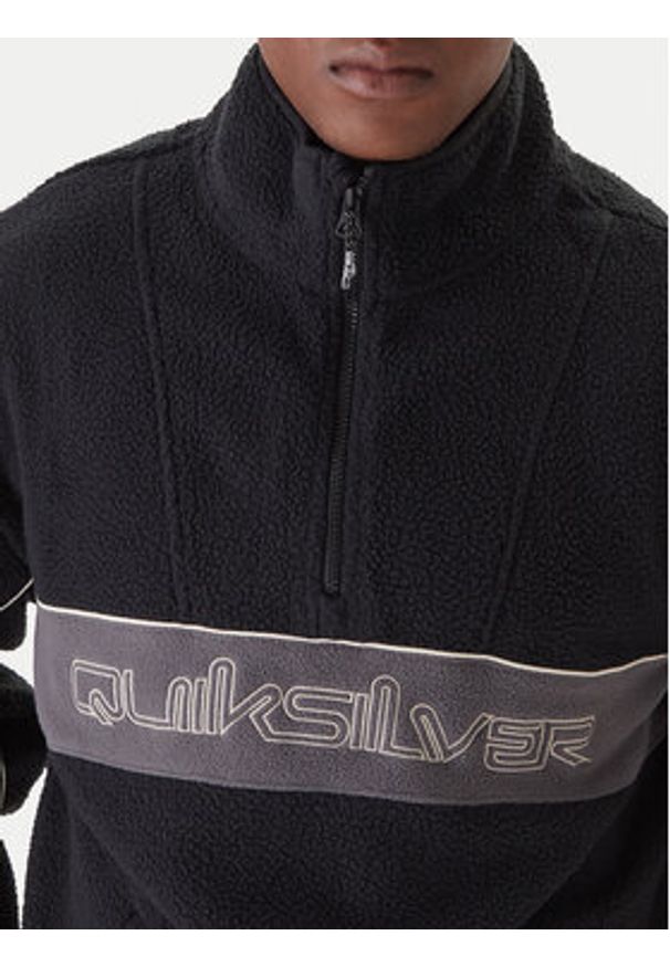 Quiksilver Bluza EQYPF03064 Czarny Regular Fit. Kolor: czarny. Materiał: syntetyk