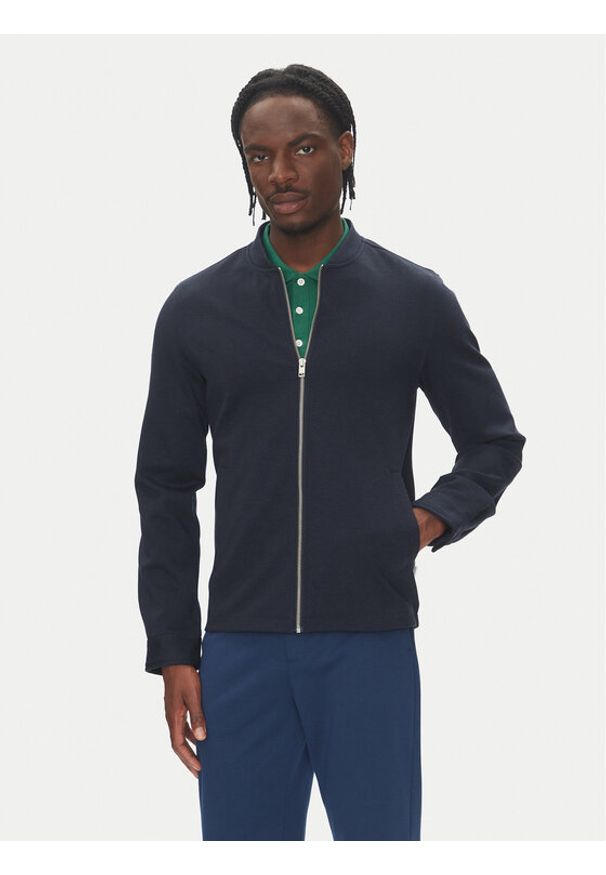 Lindbergh Kurtka przejściowa 30-306035 Granatowy Slim Fit. Kolor: niebieski. Materiał: syntetyk