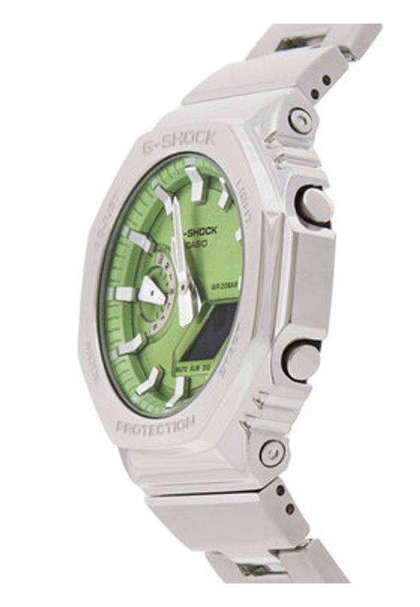G-Shock Zegarek G-Steel GM-2110D-3AER Srebrny. Kolor: srebrny
