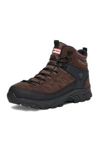 Hunter Trekkingi CEO-H8-352 Brązowy. Kolor: brązowy. Materiał: zamsz, skóra. Sport: turystyka piesza