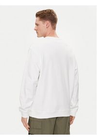 Calvin Klein Jeans Bluza Monogram Echo J30J325516 Biały Regular Fit. Kolor: biały. Materiał: bawełna #4
