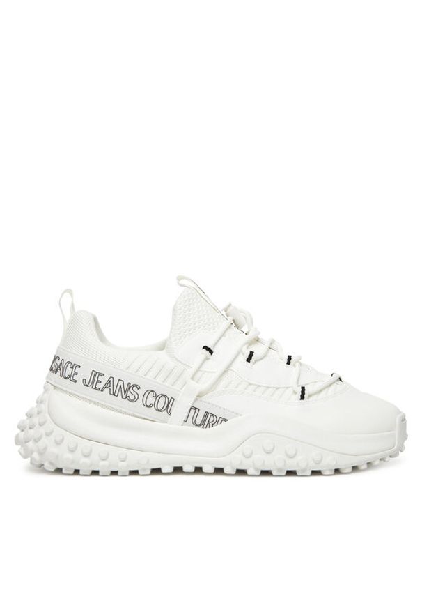 Versace Jeans Couture Sneakersy 78YA3SN2 Biały. Kolor: biały. Materiał: materiał