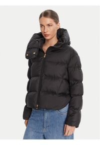 Pinko - PINKO Kurtka puchowa Giza Czarny Regular Fit. Kolor: czarny. Materiał: syntetyk
