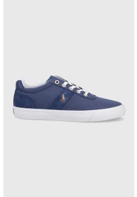 Polo Ralph Lauren tenisówki HANFORD męskie kolor granatowy. Nosek buta: okrągły. Zapięcie: sznurówki. Kolor: niebieski. Materiał: guma