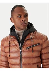 Milestone Kurtka skórzana Ms Apollo 531068 60510 Miedziany Regular Fit. Kolor: brązowy. Materiał: skóra #8