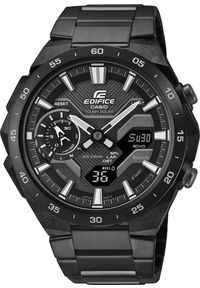 Zegarek sportowy EDIFICE Casio Edifice ECB-2200DC-1AEF BLUETOOTH100m czarny. Kolor: czarny. Styl: sportowy