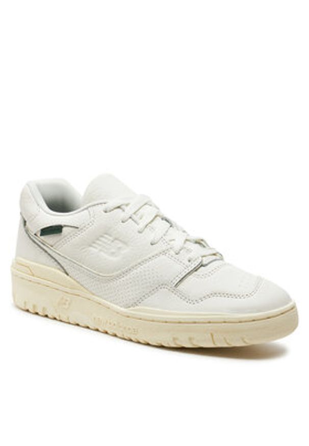New Balance Sneakersy BB550PWT Écru. Materiał: skóra