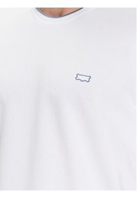 Sisley T-Shirt 3B2ZS102F Biały Regular Fit. Kolor: biały. Materiał: bawełna #3
