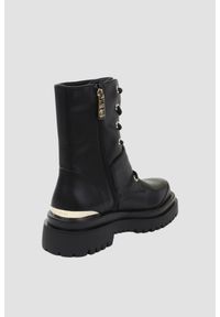 Just Cavalli - JUST CAVALLI Czarne damskie botki FONDO BOURNE, Rozmiar 37. Kolor: czarny #7