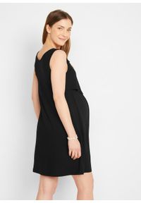 Sukienka ciążowa i do karmienia LENZING™ ECOVERO™ bonprix czarny. Kolekcja: moda ciążowa. Kolor: czarny. Sezon: lato #4